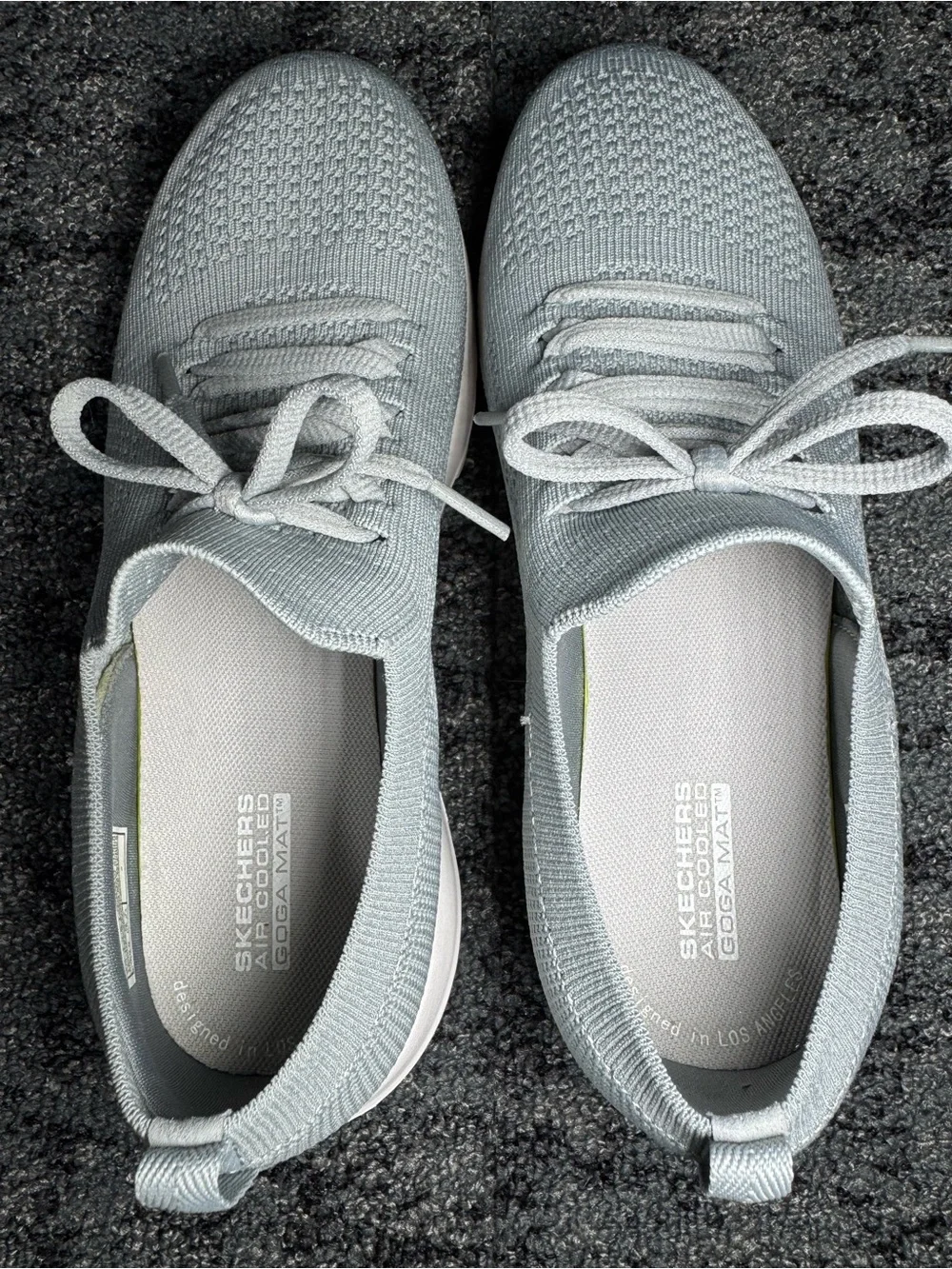 Skechers Performance Women's Go Walk Joy Faux Tie Slip-On Sneaker Shoes Size 7.5